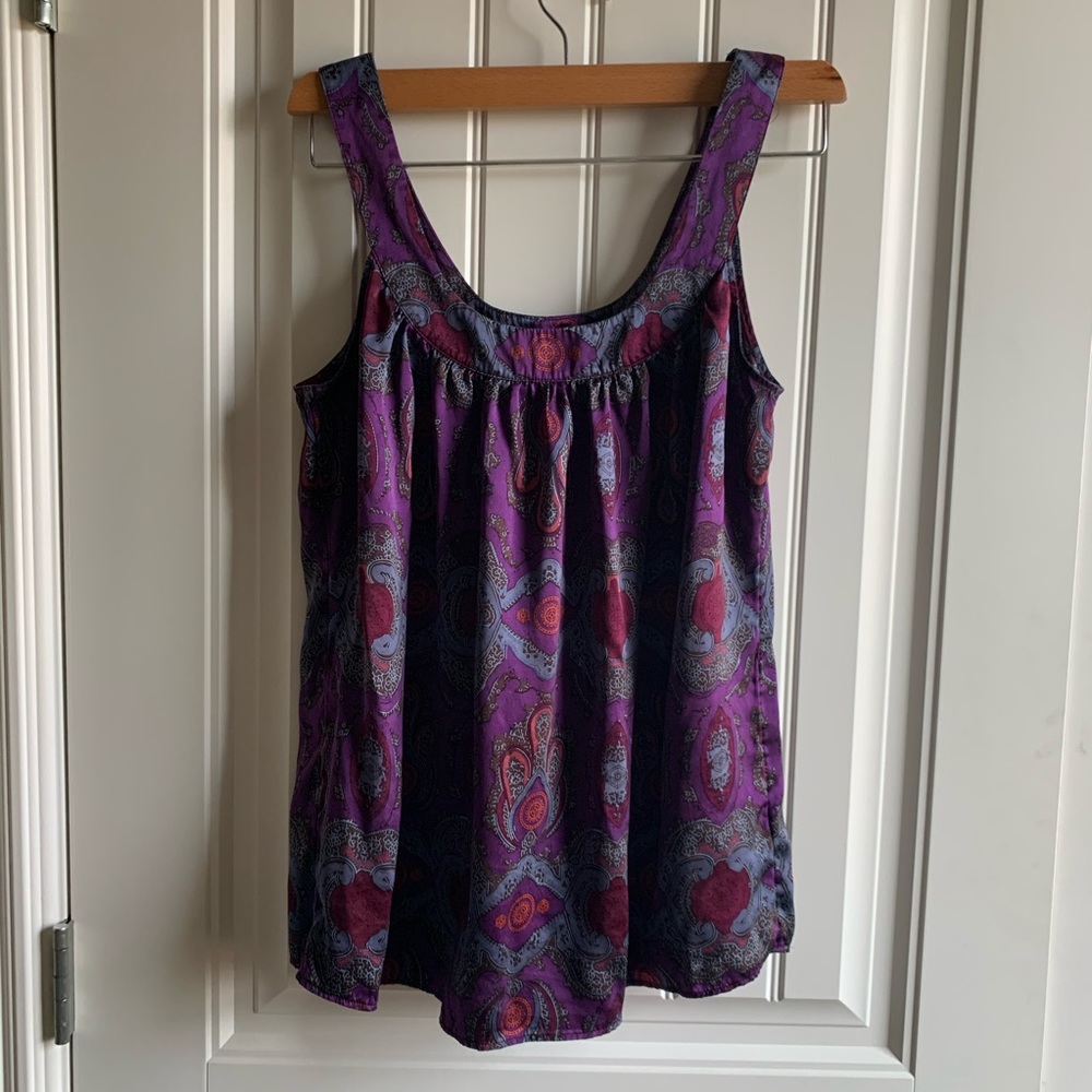 Silk Tank - Banana Republic - Large